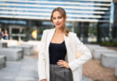 Marynarka biała damska
