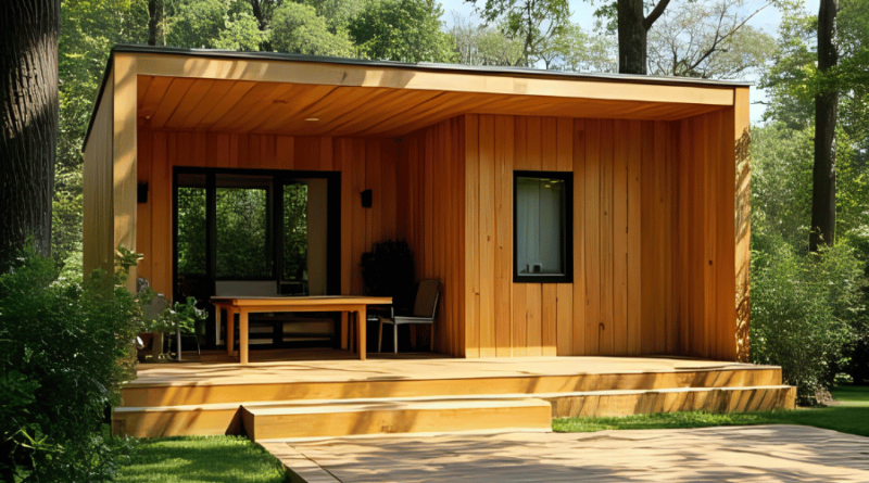 Czy domek drewniany to dobre miejsce na home